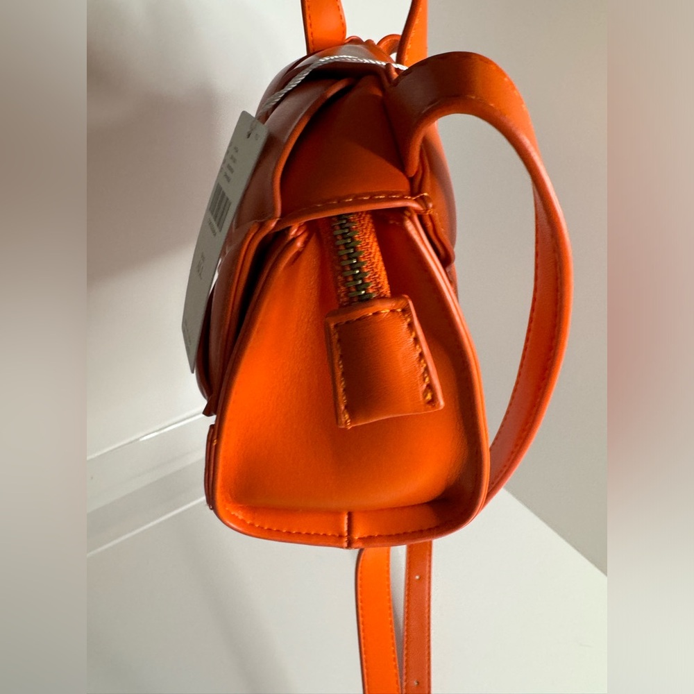 Anthropologie Vibrant Orange Crossbody Bag | NWT - Picture 5 of 14